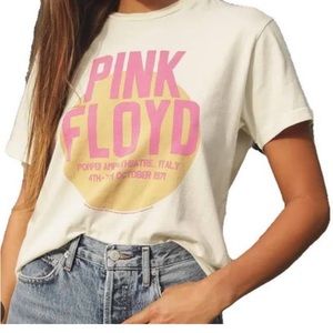 RETROBRAND X FREE PEOPLE PINK FLOYD CROP TOP